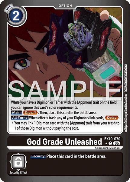 God Grade Unleashed Card Front