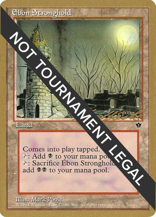 Ebon Stronghold Card Front