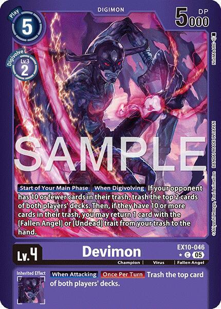 Devimon Card Front