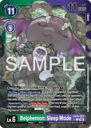 Belphemon: Sleep Mode · Limited Foil EX10-021f
