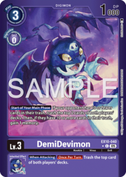 DemiDevimon · Limited Foil EX10-040f