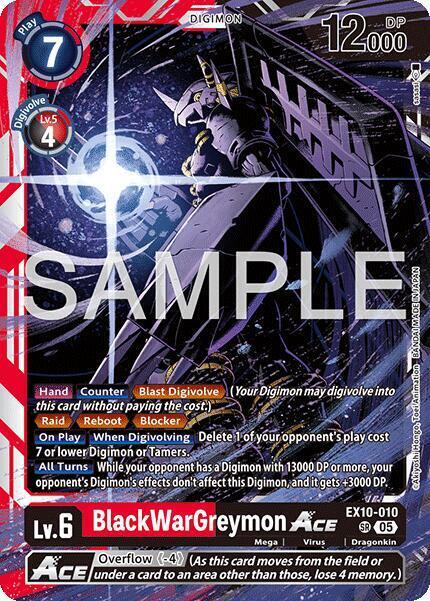 BlackWarGreymon ACE Card Front