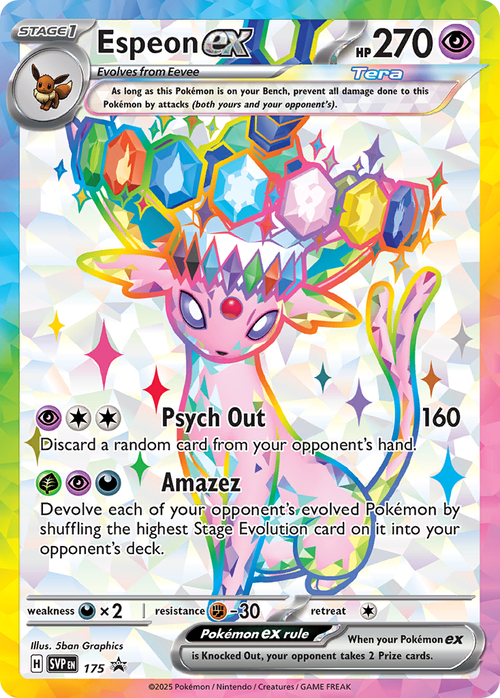 Espeon ex Card Front