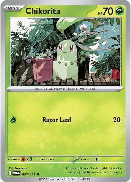 Chikorita Card Front