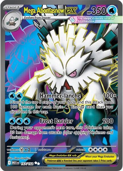 Mega Abomasnow ex Card Front