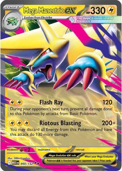 Mega Manectric ex Card Front