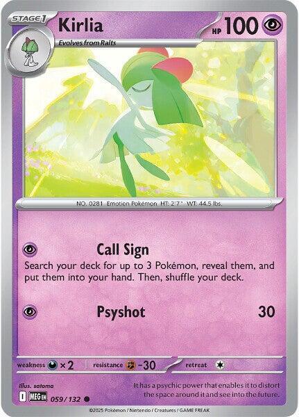 Kirlia Card Front