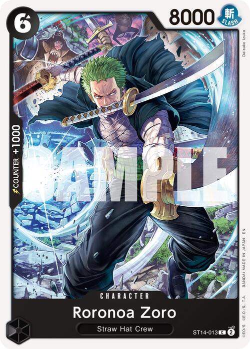 Roronoa Zoro Card Front