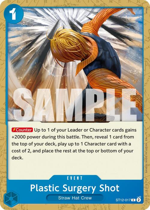 Plastic Surgery Shot Card Front