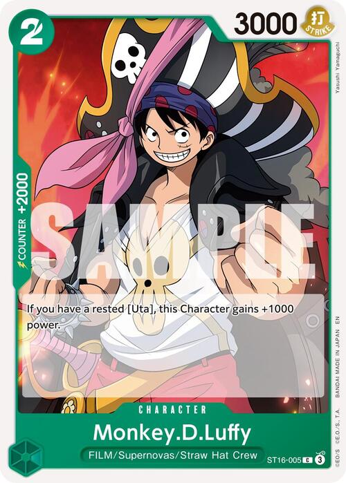 Monkey.D.Luffy Card Front