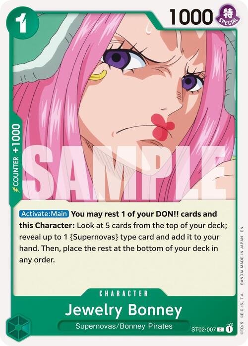Jewelry Bonney Card Front