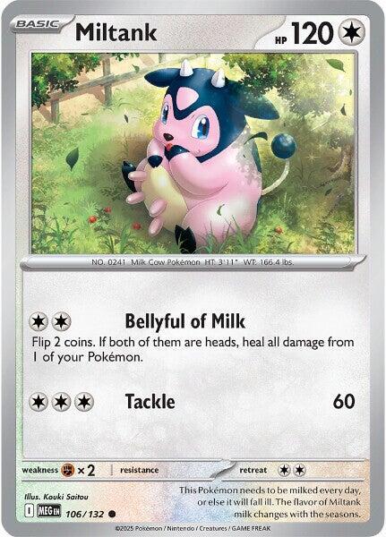 Miltank Card Front