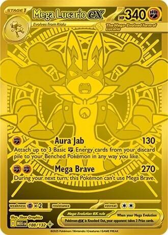Mega Lucario ex Card Front