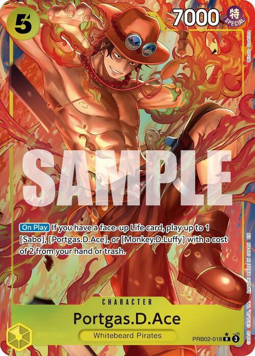 Portgas.D.Ace Card Front