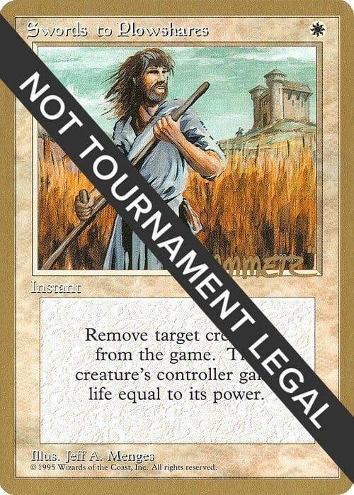 Swords to Plowshares Card Front