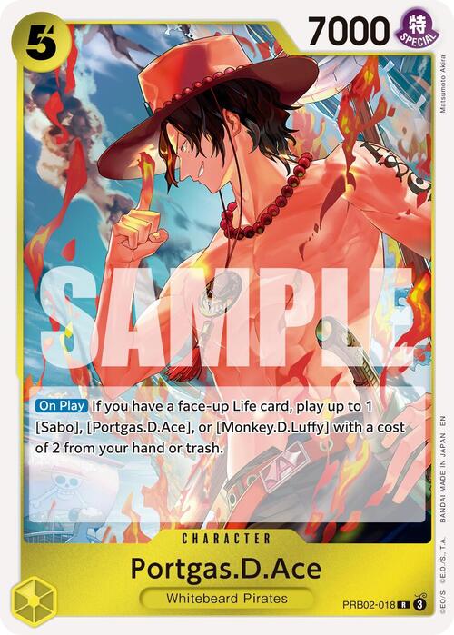 Portgas.D.Ace Card Front