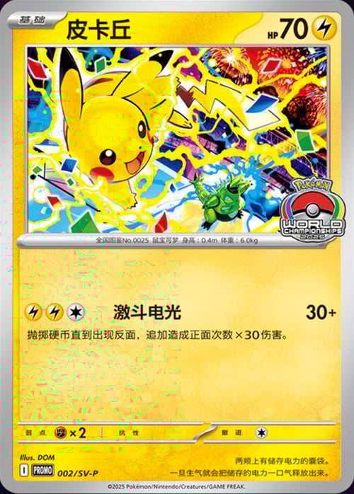 Pikachu Card Front
