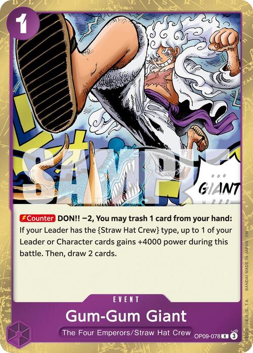 Gum-Gum Giant Card Front