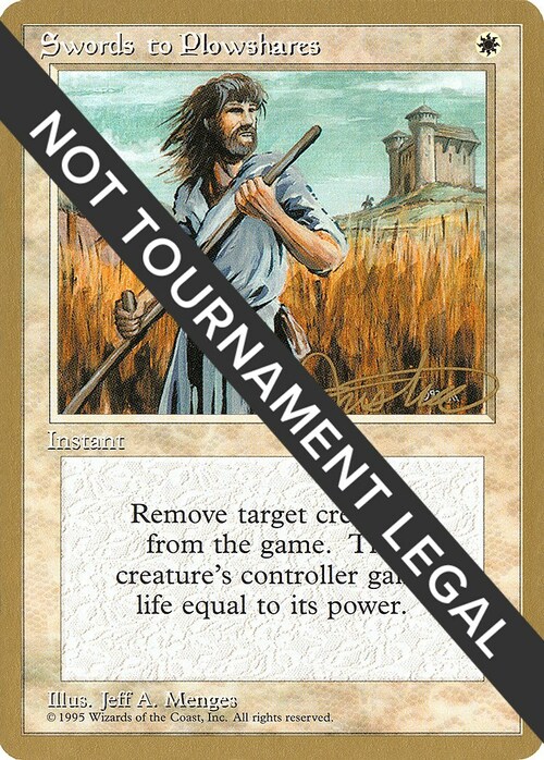 Swords to Plowshares Card Front