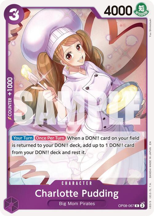 Charlotte Pudding Card Front