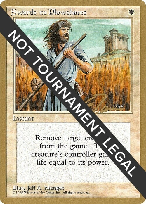 Swords to Plowshares Card Front