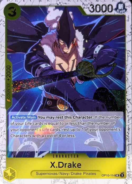 X.Drake Card Front