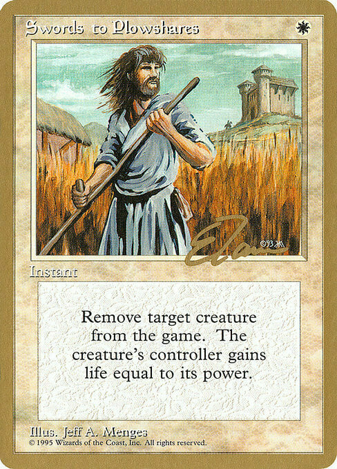 Swords to Plowshares Card Front
