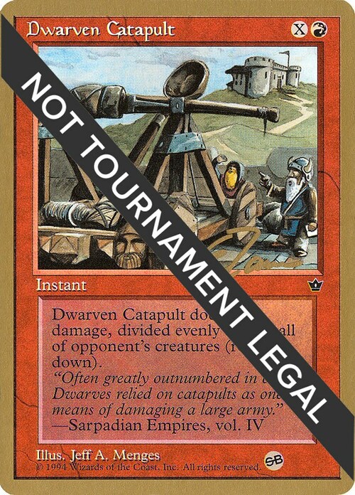 Dwarven Catapult Card Front