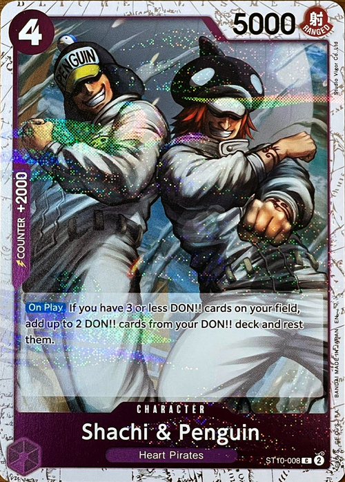 Shachi & Penguin Card Front