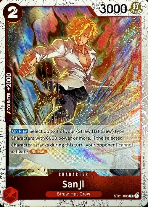 Sanji Card Front