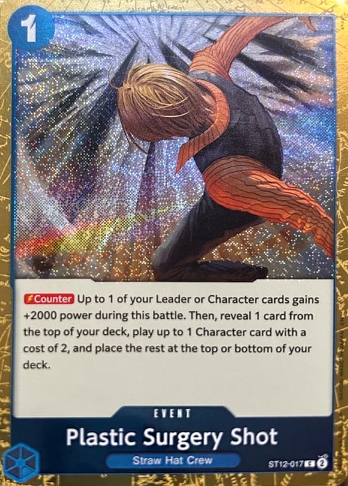 Plastic Surgery Shot Card Front