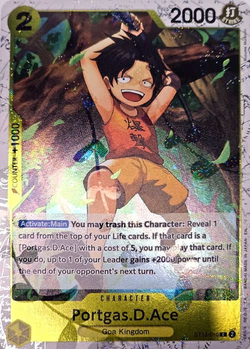 Portgas.D.Ace Card Front