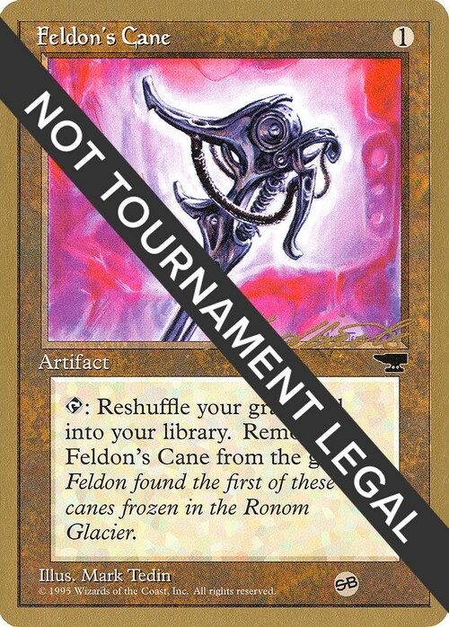 Feldon's Cane Card Front