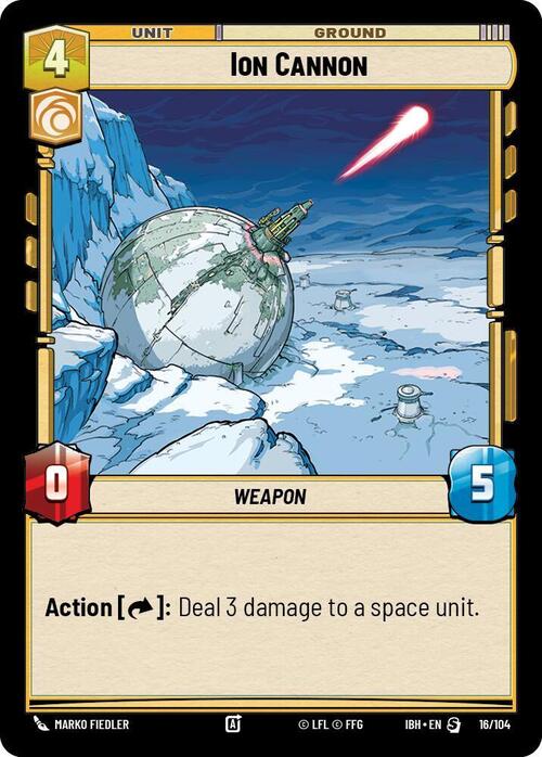 Ion Cannon Card Front