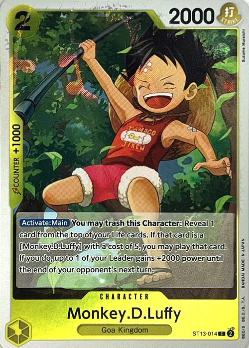 Monkey.D.Luffy Card Front