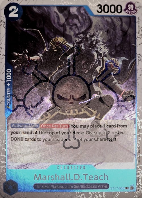 Marshall.D.Teach Card Front