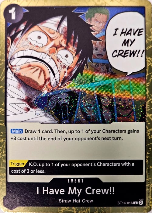I Have My Crew!!o Card Front