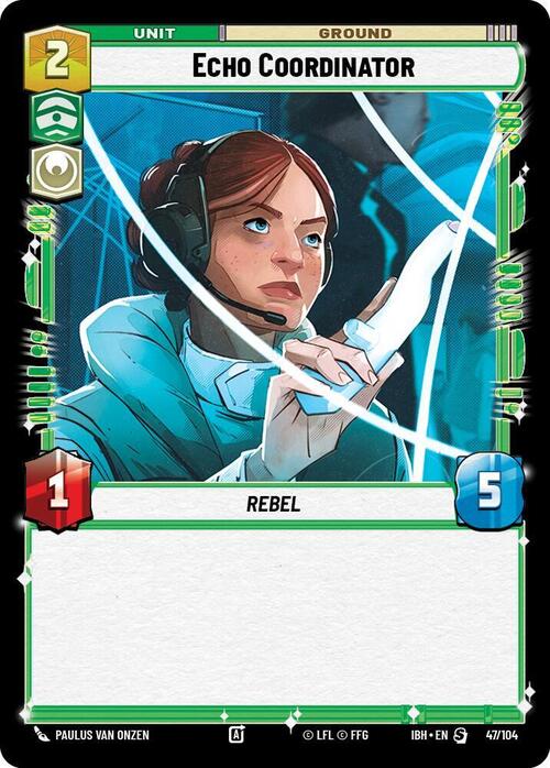 Coordinatrice della Base Echo Card Front