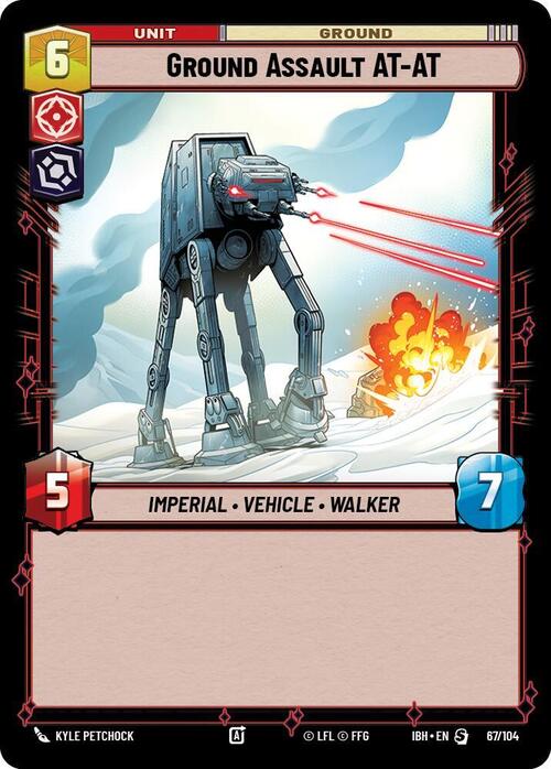 AT-AT da Assalto Terrestre Card Front