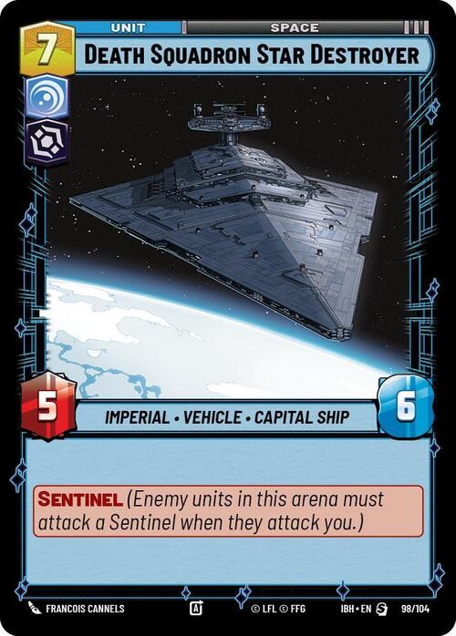 Star Destroyer della Squadriglia Death Card Front