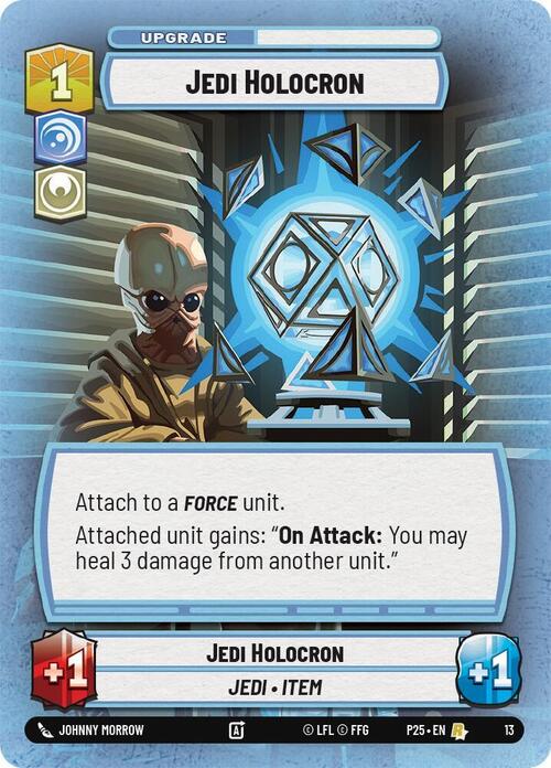 Jedi Holocron Card Front