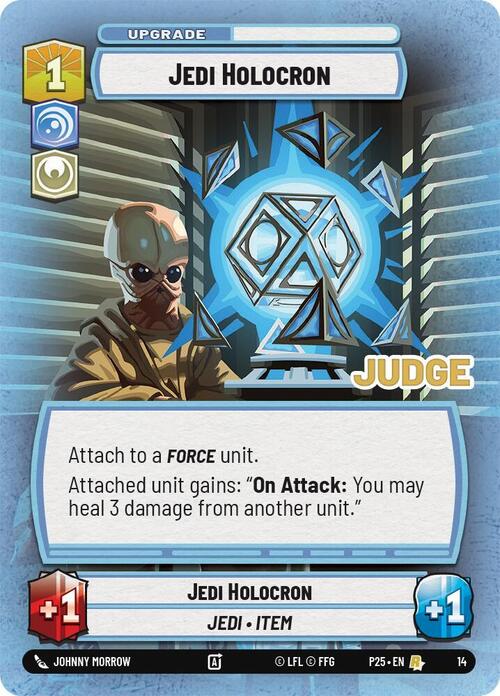 Jedi Holocron Card Front