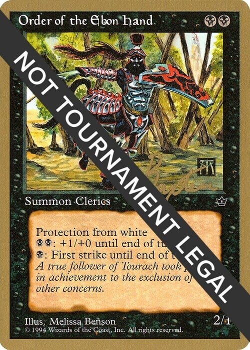 Order of the Ebon Hand Card Front