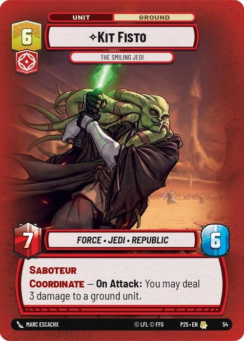 Kit Fisto - The Smiling Jedi Card Front