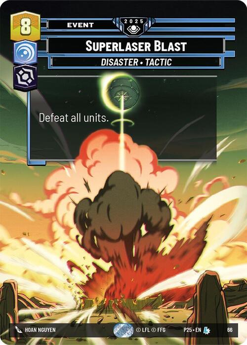 Superlaser Blast Card Front