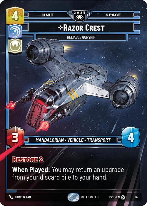 Razor Crest - Reliable Gunship Card Front