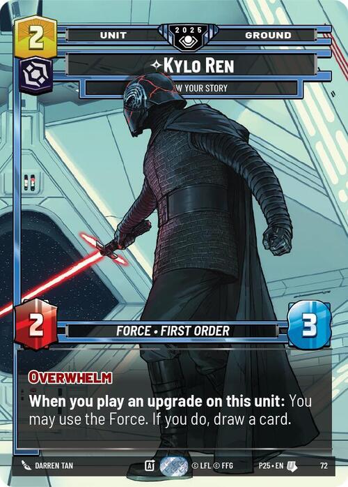 Kylo Ren - I Know Your Story Card Front