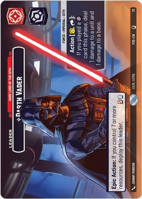 Darth Vader - Dark Lord of the Sith Card Front