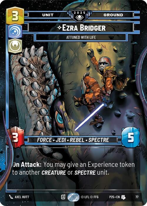 Ezra Bridger - Attuned With Life Card Front