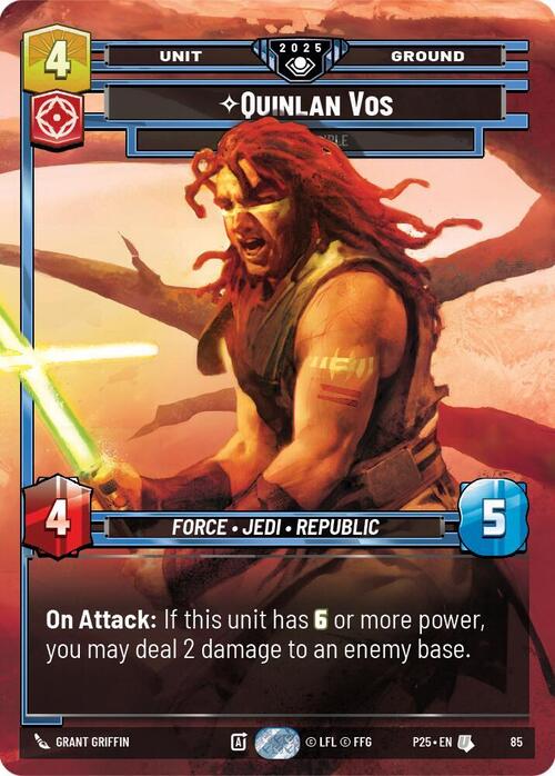Quinlan Vos, Apprendista Del Lato Oscuro Card Front